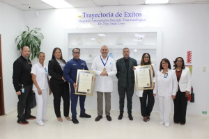 Hospital Ney Arias Lora celebra doble “Sello de Oro” en Premio a las Buenas Prácticas en Seguridad Social 2026