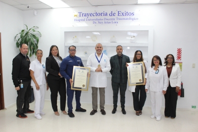 Hospital Ney Arias Lora celebra doble “Sello de Oro” en Premio a las Buenas Prácticas en Seguridad Social 2026